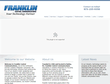 Tablet Screenshot of franklincentral.com